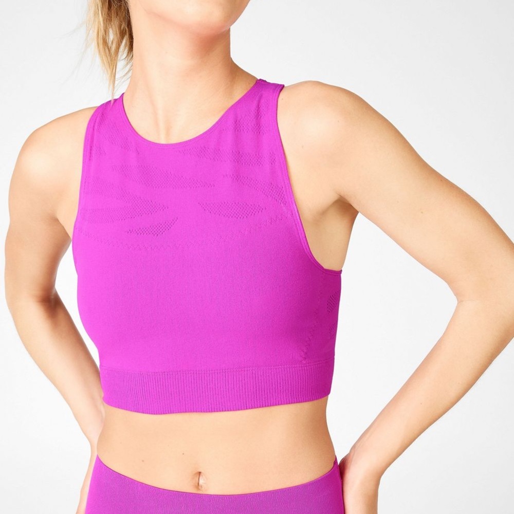 Fabletics Elena Sculptknit Crop Bra XS